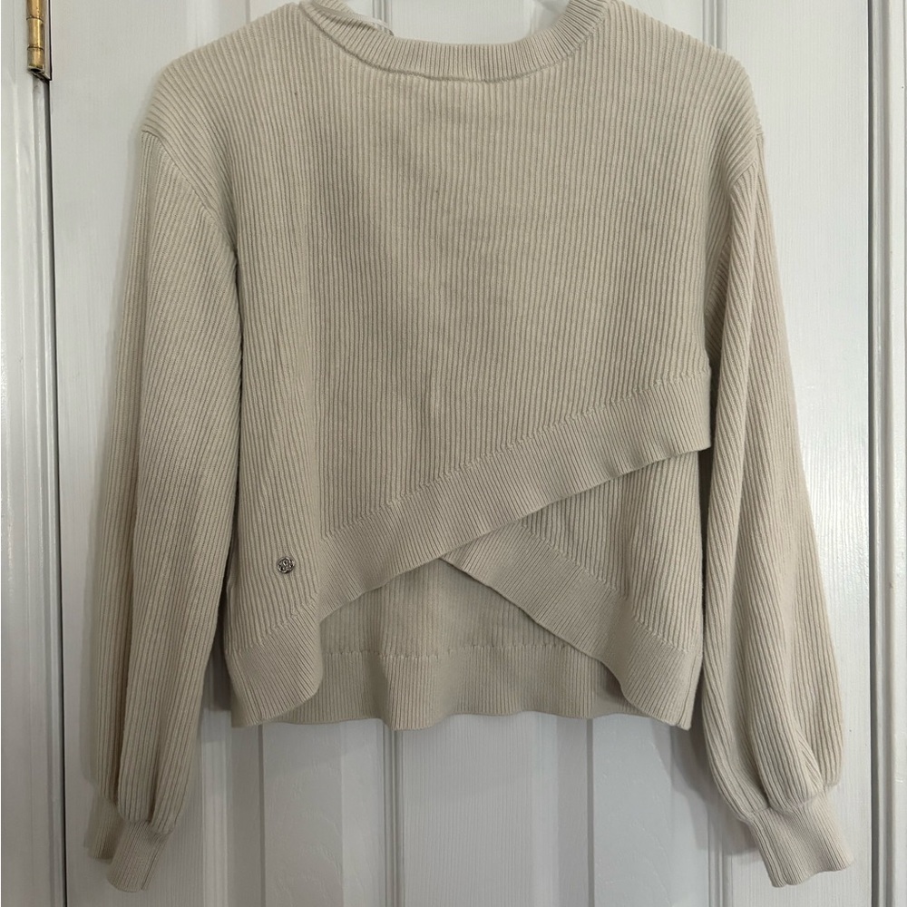 lululemon athletica Cream Ribbed Sweater